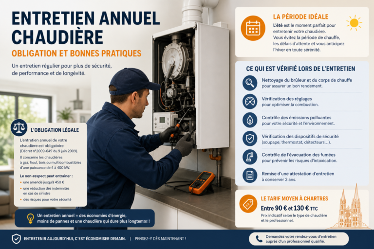 Entretien chaudière obligatoire : guide complet 2026