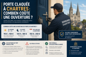 Prix ouverture de porte Chartres : tarifs réels 2026